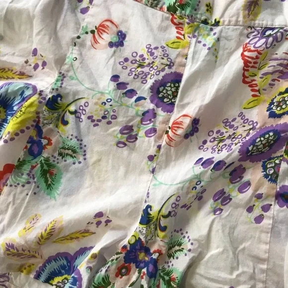 Anthropologie Floral Pajama Shorts - Multicolor - Picture 7 of 7